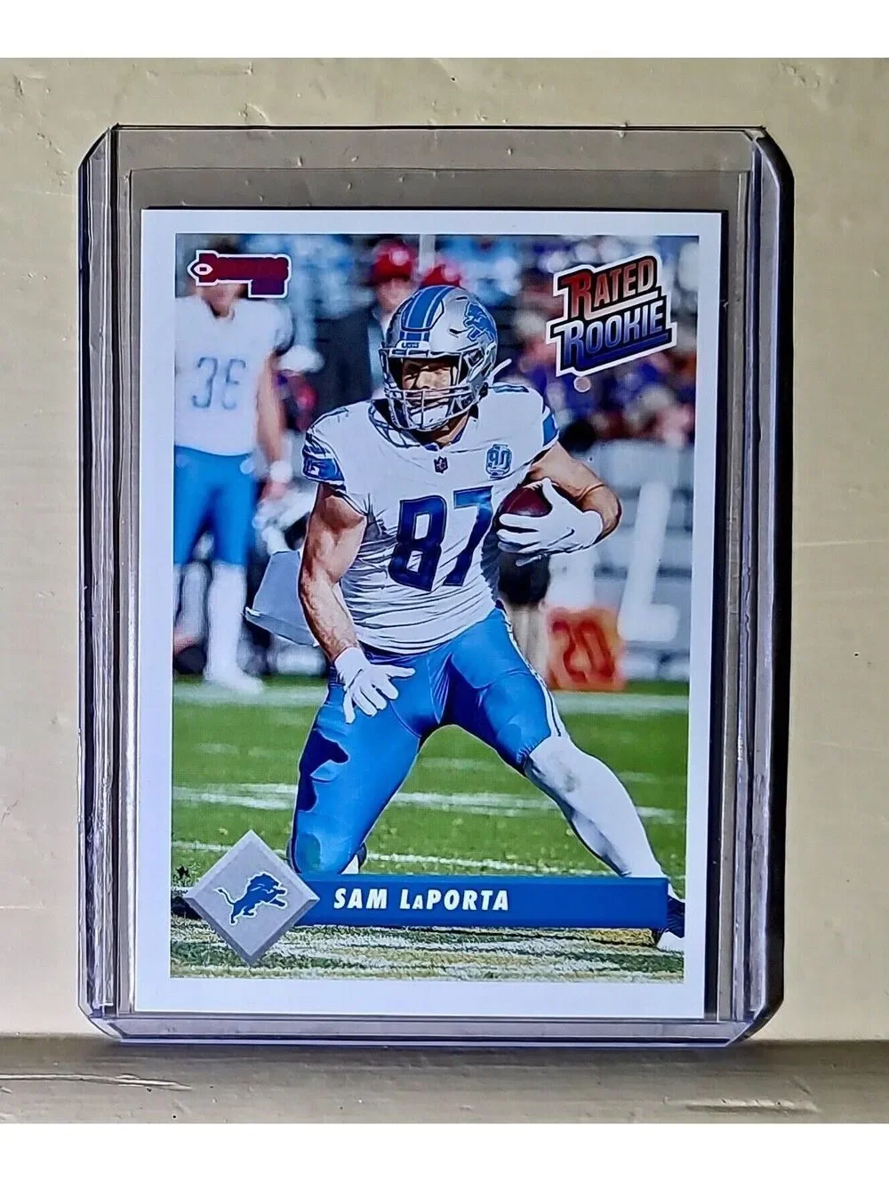 Sam LaPorta 2023 Panini NFL Rated Rookie Retro #21 Football Card Lions 1/629